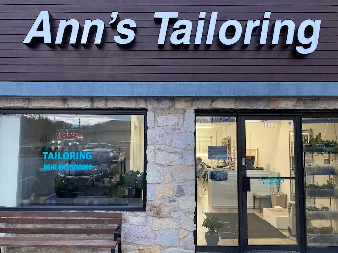 The Ann's Tailoring storefront in the Gateway Shopping Center, Wayne, PA
